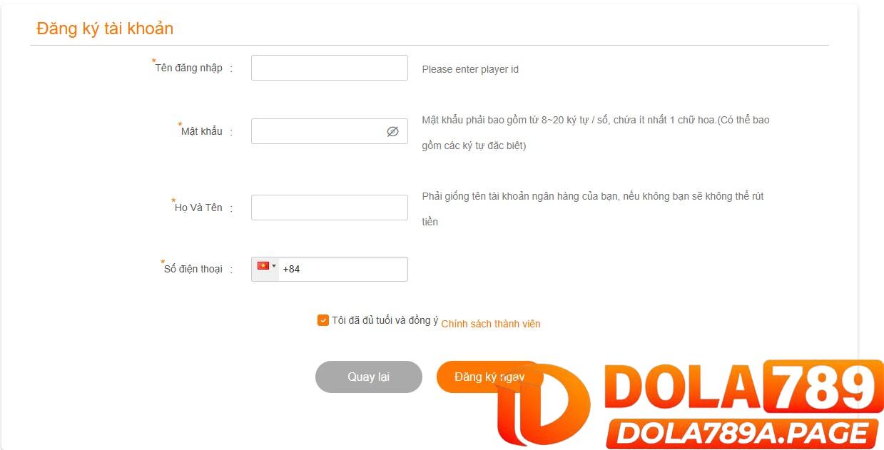 Hướng dẫn Đăng ký Dola789 – Hành Trang Cho Người Mới Bắt Đầu 2 Các Bước đăng Ký Dola789 đơn Giản